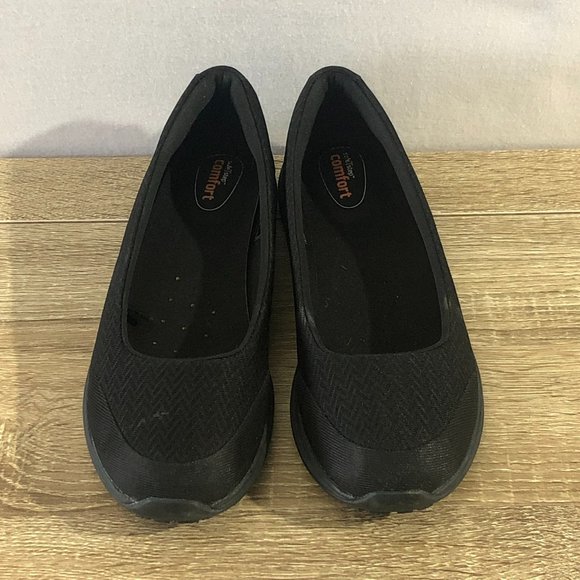 Safe T Step Comfort Womens Size 8 Black Oil & Slip Resistant Non-Marking Shoes - Picture 2 of 11